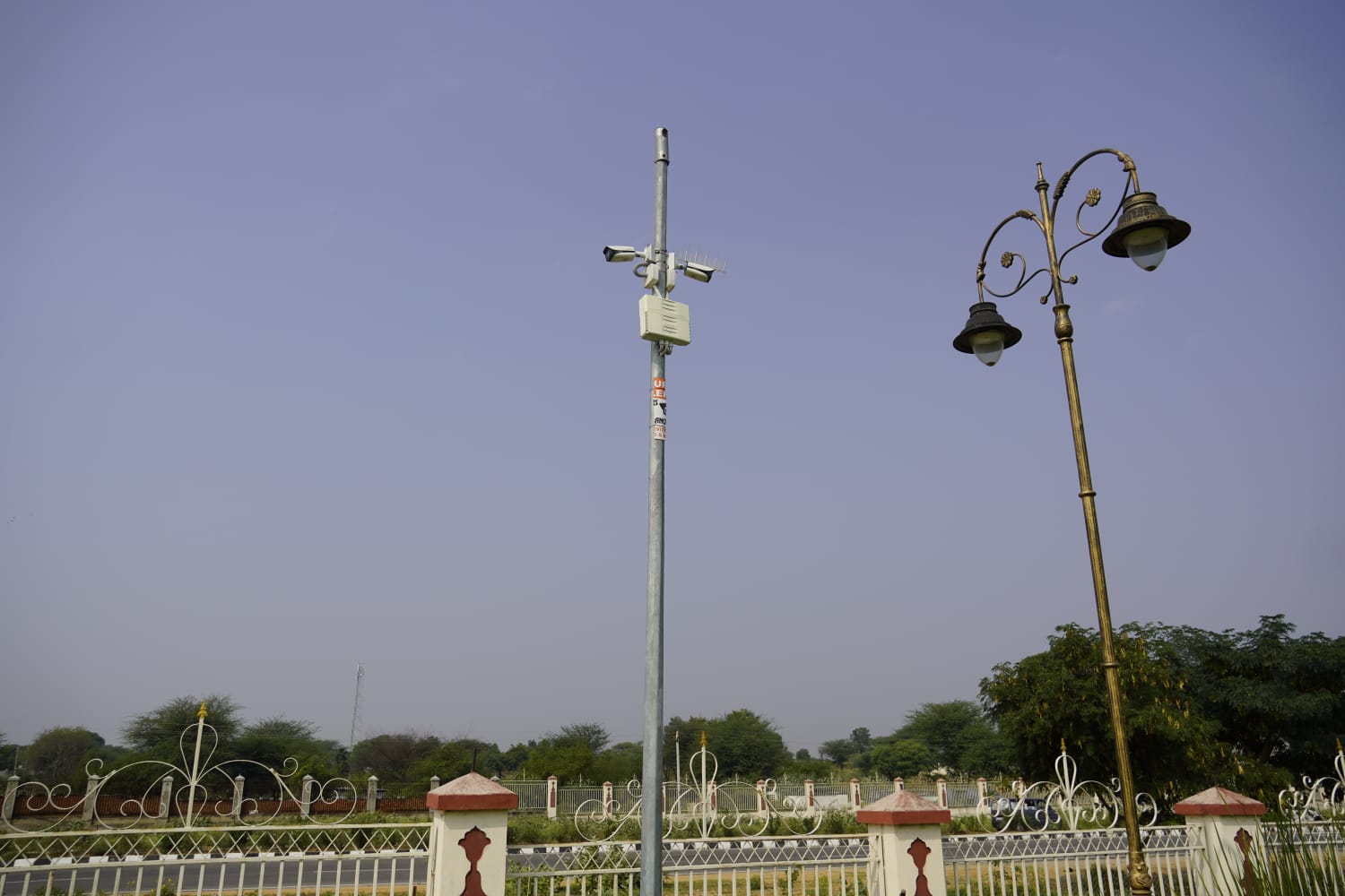 AI-based CCTV surveillance for all around campus & boundary walls.